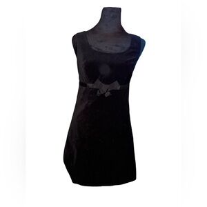Behnaz‎ Sarafpour for  Black Velour mini Dress SIZE 3